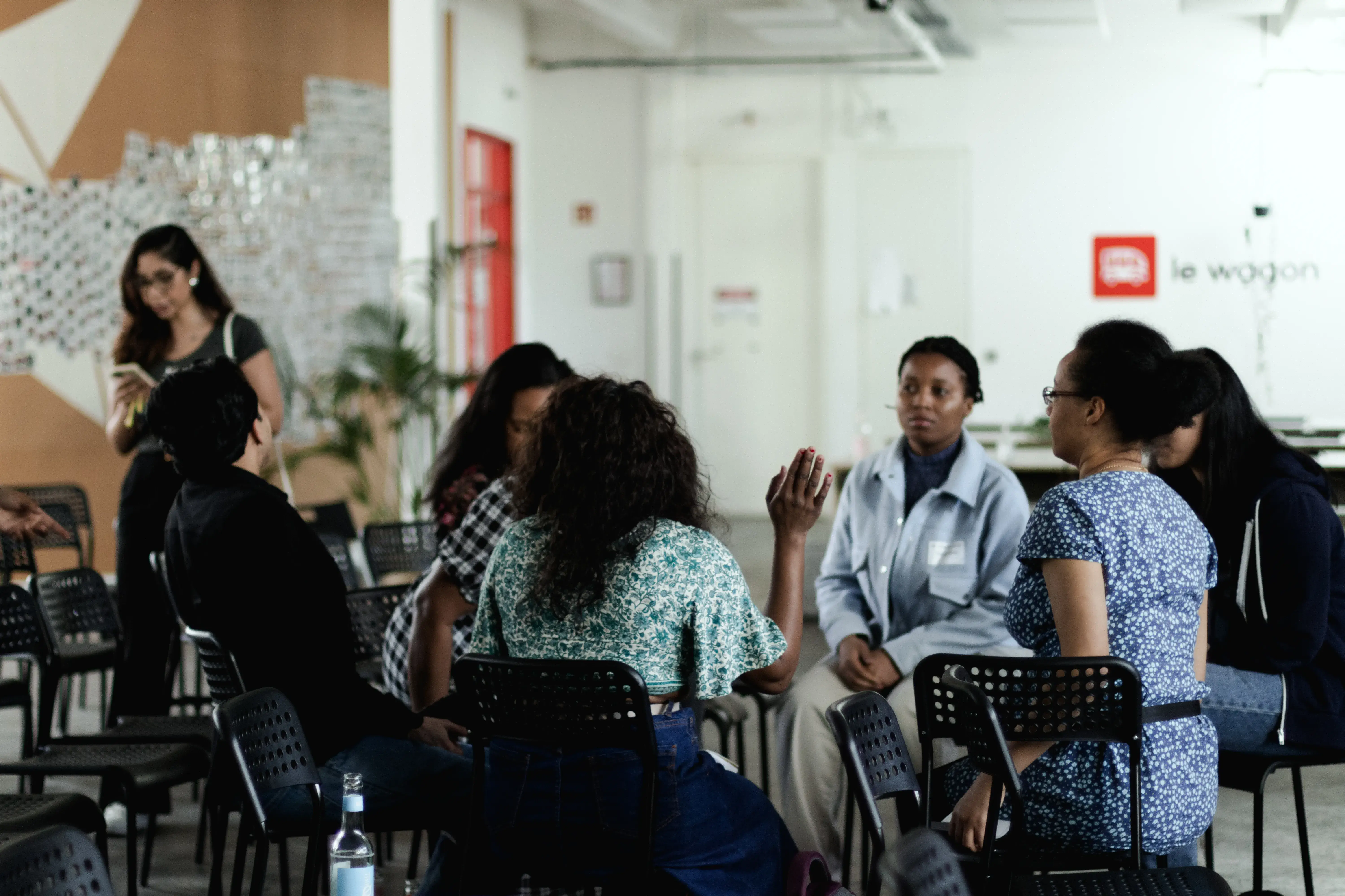 Radia x LeWagon panel discussion: women in tech share insights and experiences during a tech event in Berlin