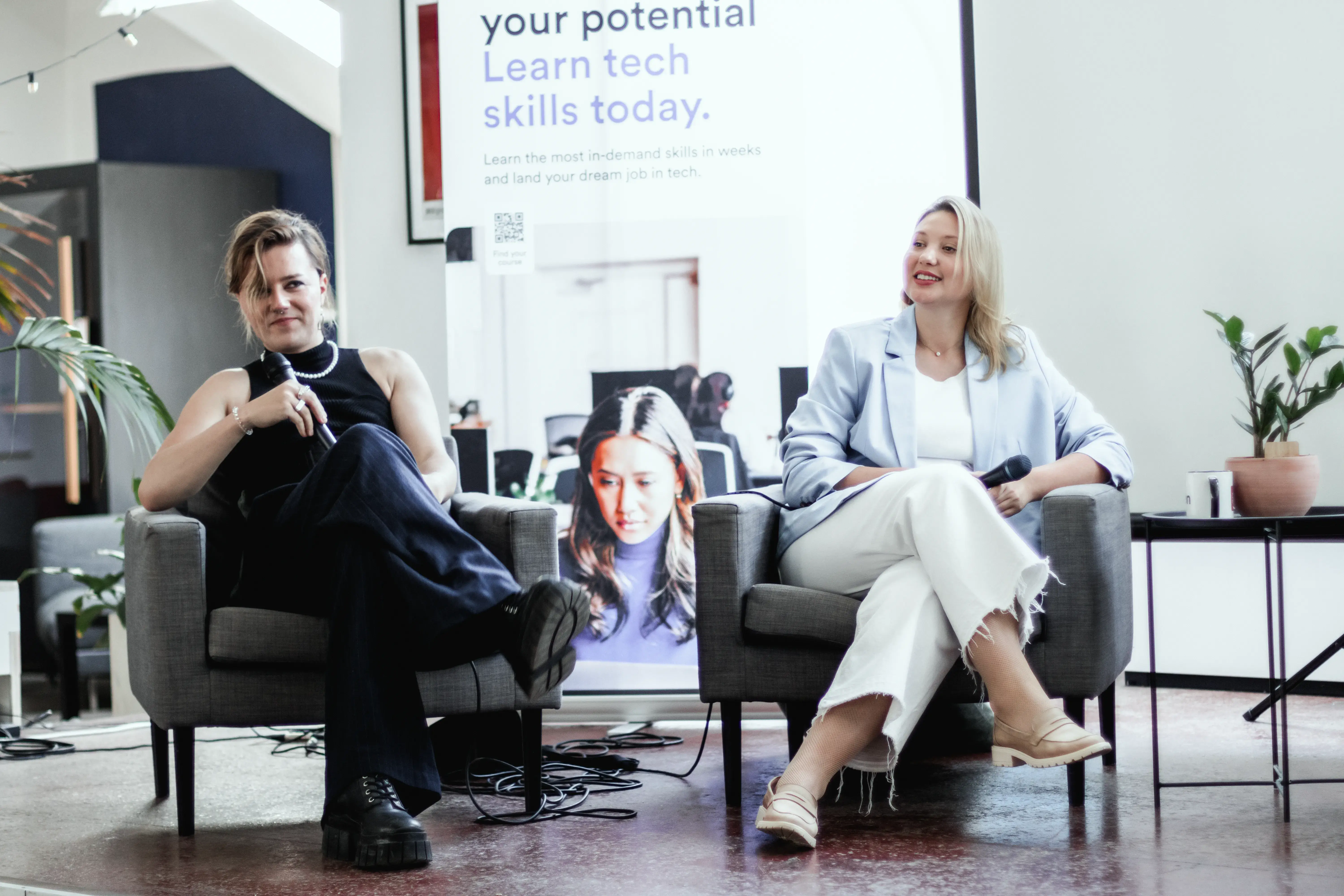 Tech event in Berlin: Radia x LeWagon host a panel discussion empowering women in tech through shared stories and networking