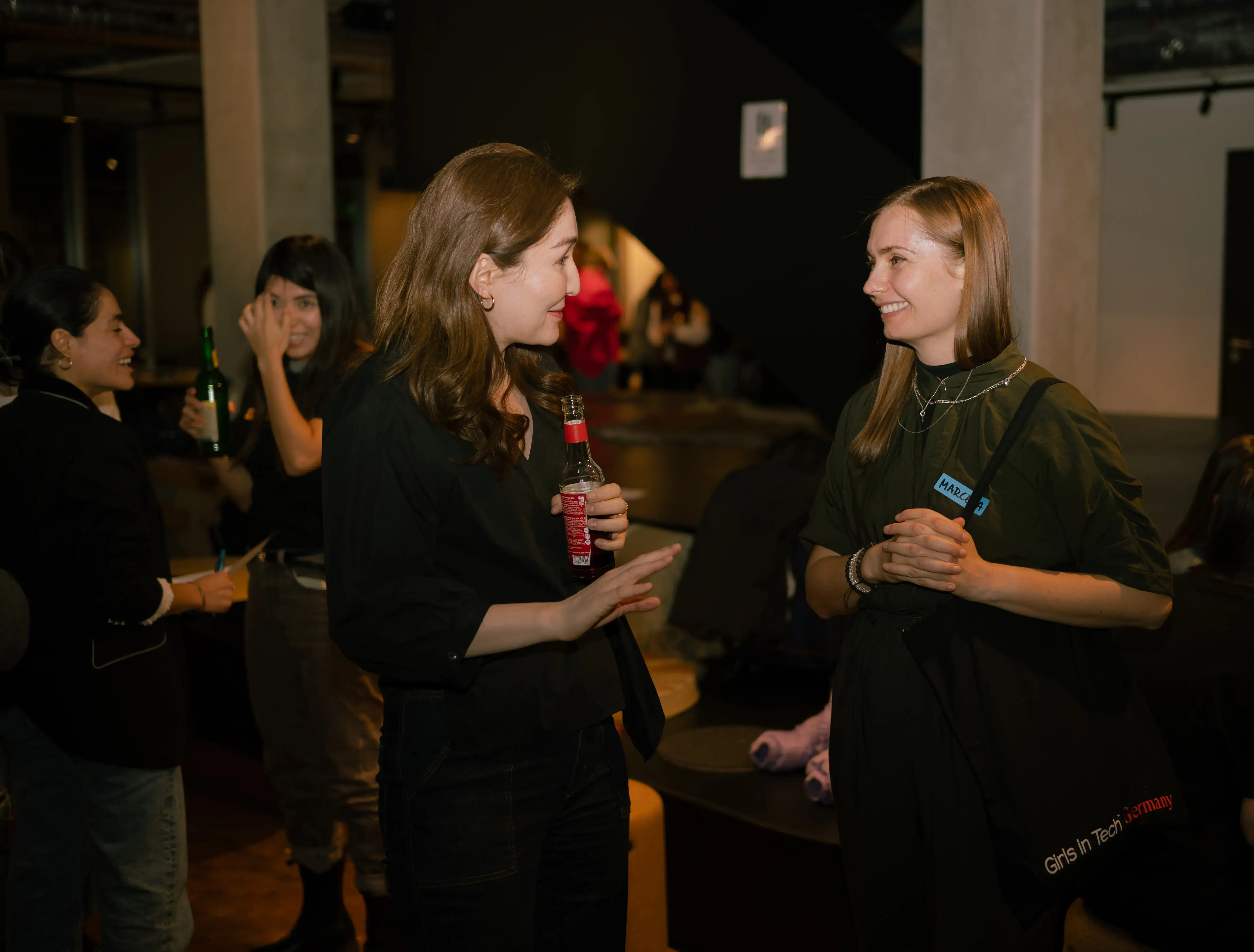 Networking during Radia's Women's Day event