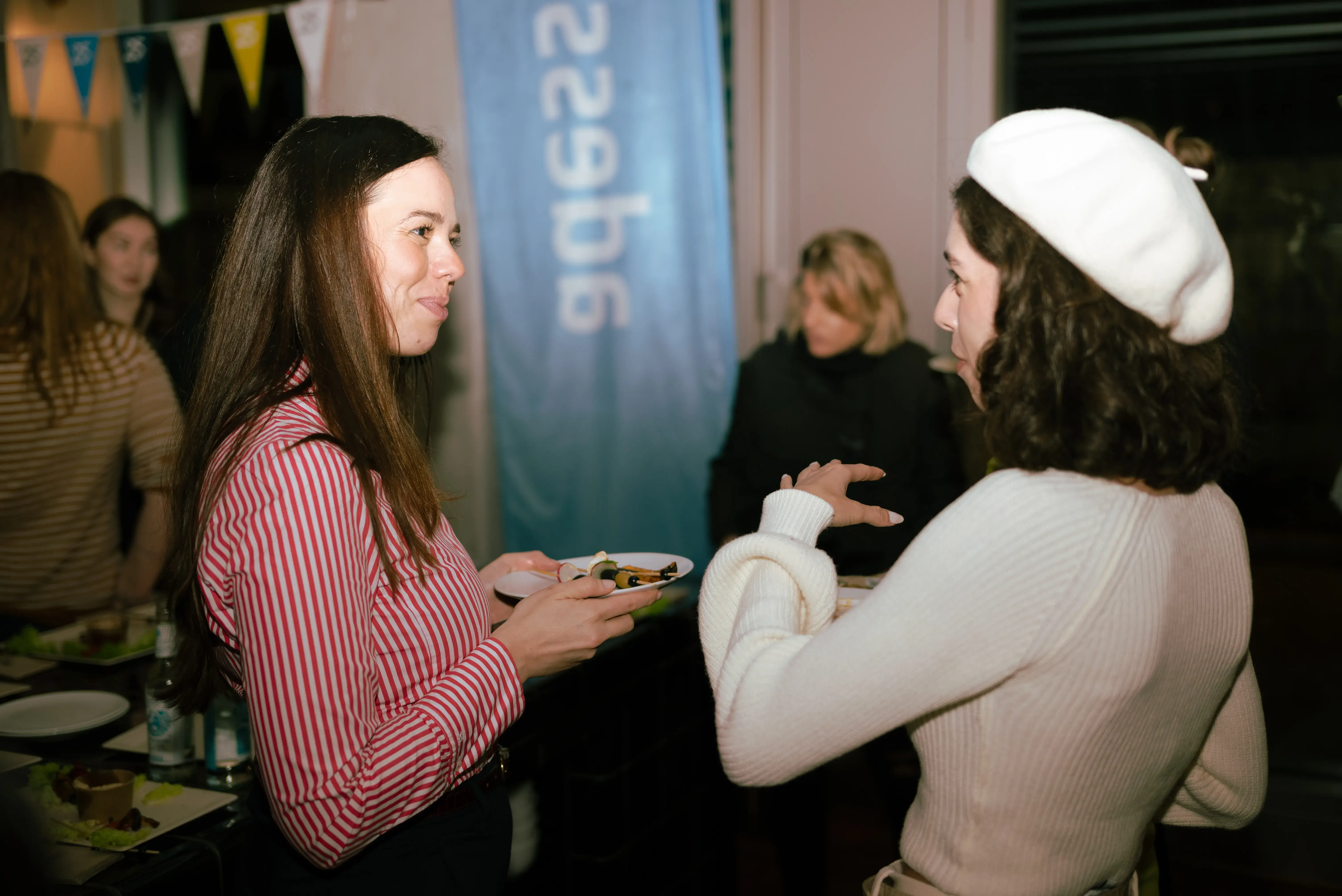 Women in tech sharing insights at Radia's Women's Day