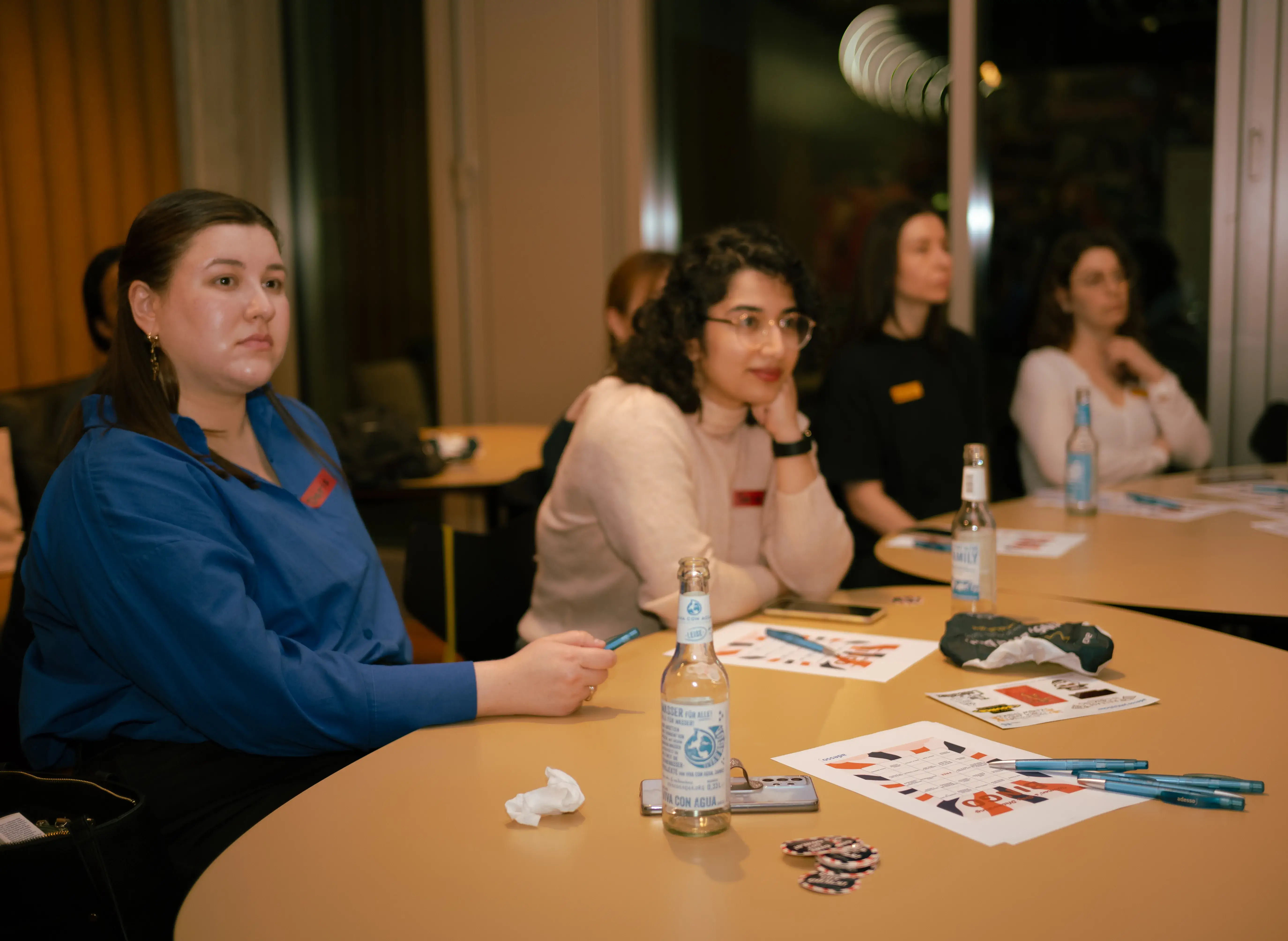Participants at Radia Women's Day event discussing diversity and inclusion in tech